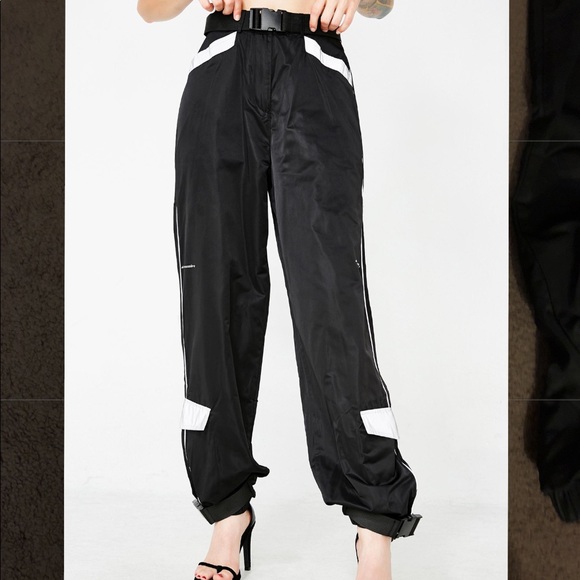 holographic cargo pants